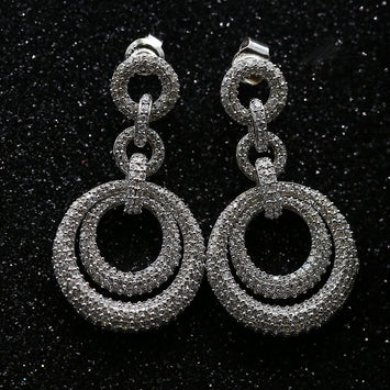 Boucles d'oreilles en argent SE008