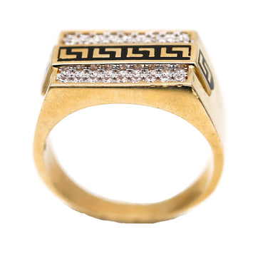 Bague en or 10 carats pour homme GRM032