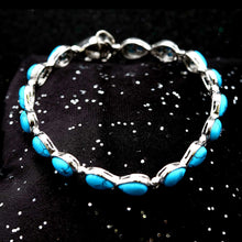 Bracelet Turquoise en argent SPW034