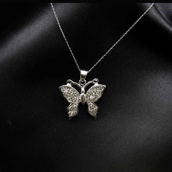 Pendentif  papillon en argent SP073