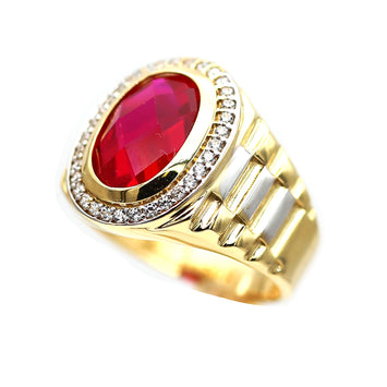 Bague en or 10 carats pour homme GRM112