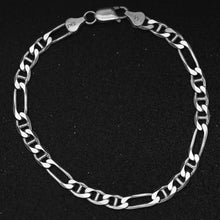 Bracelet chaîne ancre figaro en argent SP015