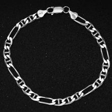 Bracelet chaîne ancre figaro en argent SP015