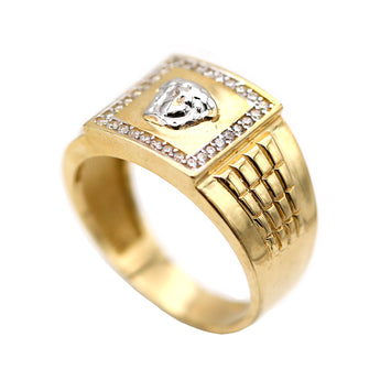 Bague en or 10 carats pour homme GRM036
