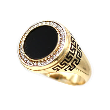 Bague en or 10 carats pour homme GRM115