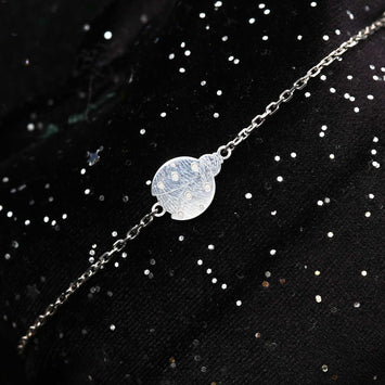 Bracelet coccinelle en argent SPW037