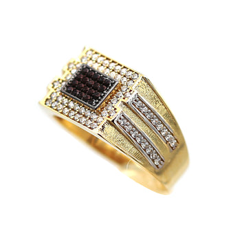 Bague en or 10 carats pour homme GRM117