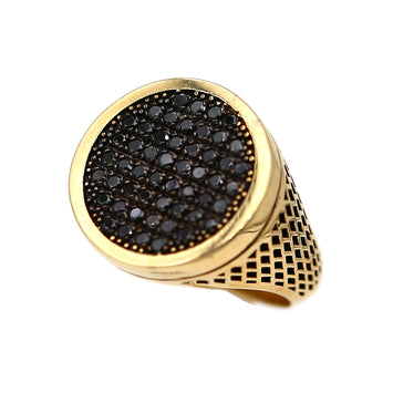 Bague en or 10 carats pour homme GRM072