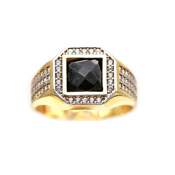 Bague en or 10 carats pour homme GRM129