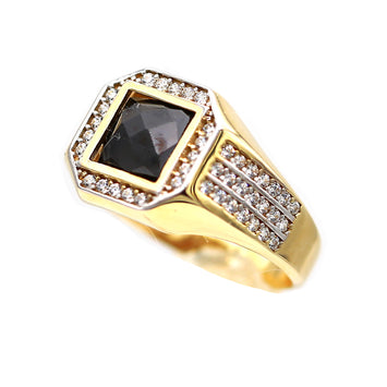 Bague en or 10 carats pour homme GRM129