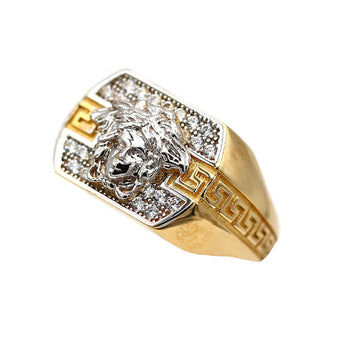 Bague en or 10 carats pour homme GRM045