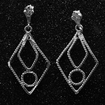 Boucles d'oreilles en argent SE012