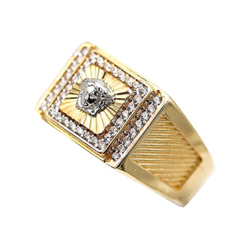 Bague en or 10 carats pour homme GRM046