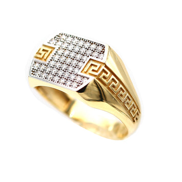 Bague en or 10 carats pour homme GRM128