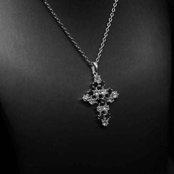 Pendentif croix en argent SP033