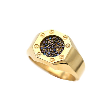 Bague en or 10 carats pour homme GRM076