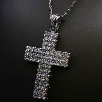 Pendentif croix en argent SP035