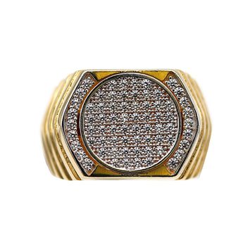 Bague en or 10 carats pour homme GRM050