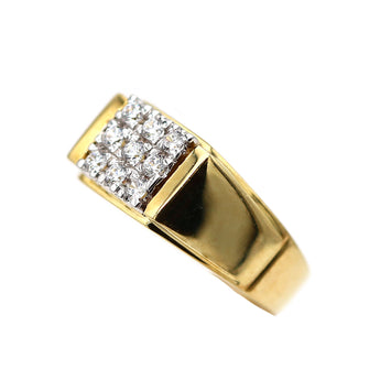 Bague en or 10 carats pour homme GRM078