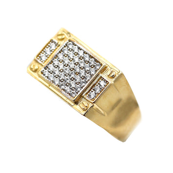 Bague en or 10 carats pour homme GRM053