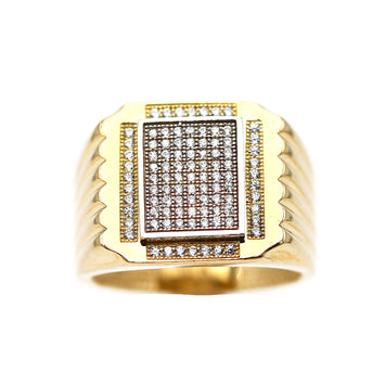 Bague en or 10 carats pour homme GRM081