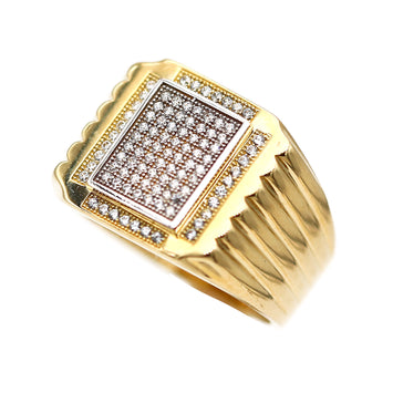 Bague en or 10 carats pour homme GRM081