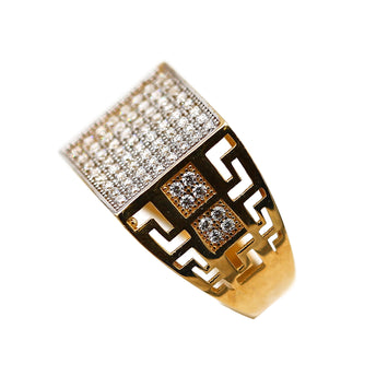 Bague en or 10 carats pour homme GRM083