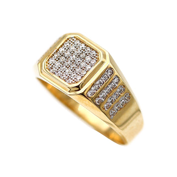 Bague en or 10 carats pour homme GRM103