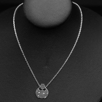 Colier de coccinelle en argent SE042