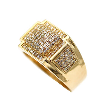 Bague en or 10 carats pour homme GRM089