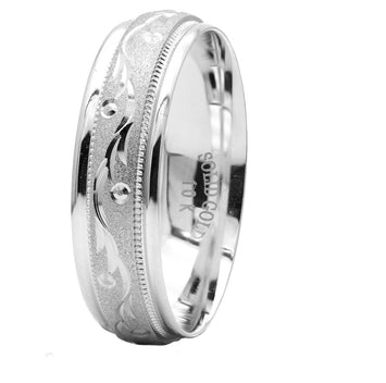 Milgrain Wedding Band RB3206L