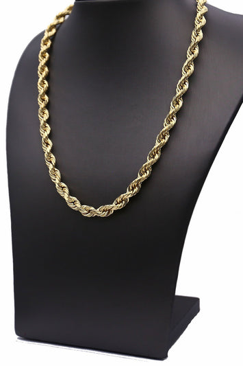 10K 7.mm Chaine en or Torsade (Robe Chaine) Diamond cut CR-020